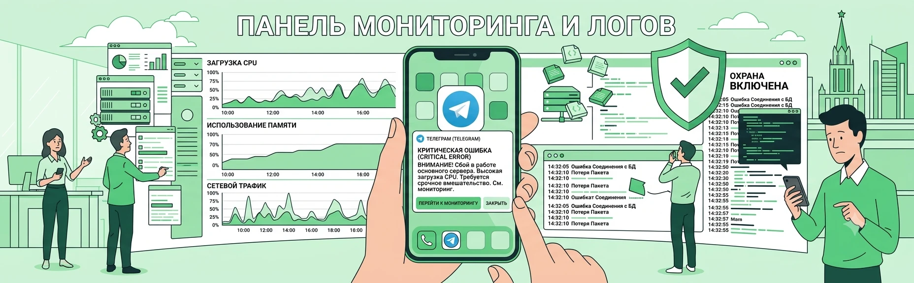 Автоматический мониторинг логов ошибок 1С-Битрикс с уведомлениями