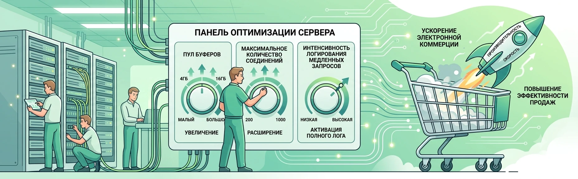 Настройка MySQL для интернет-магазина на Битрикс