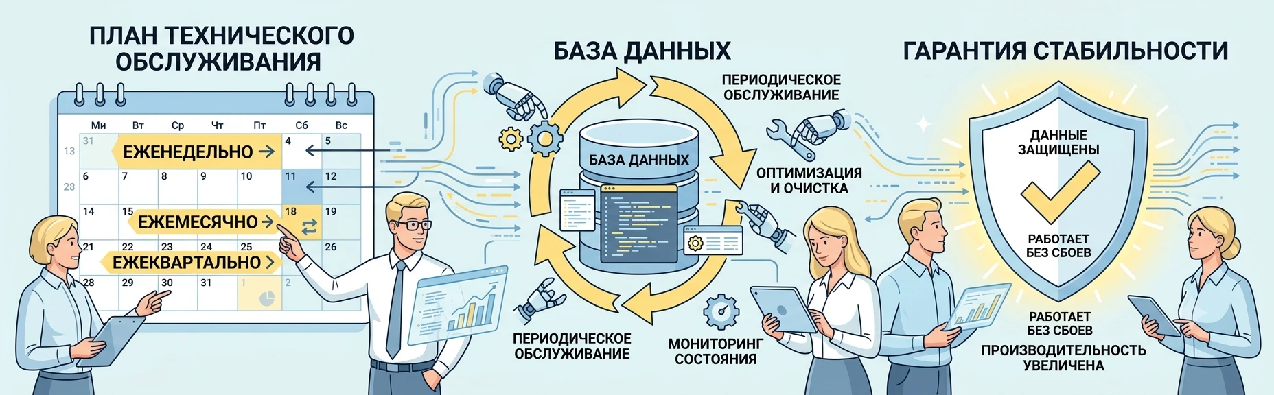 Регламент обслуживания базы данных MySQL для Битрикс