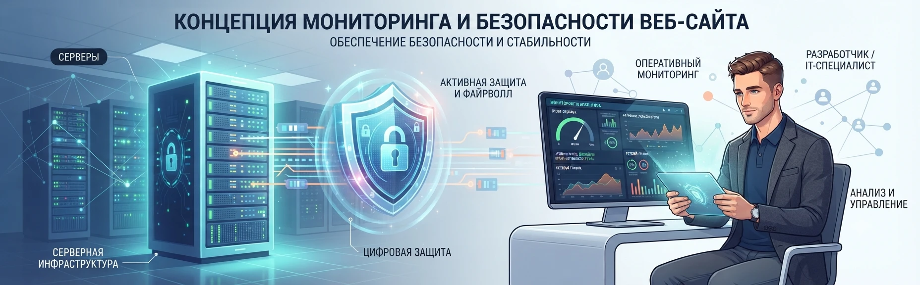 Услуги поддержки сайта Битрикс: мониторинг и безопасность